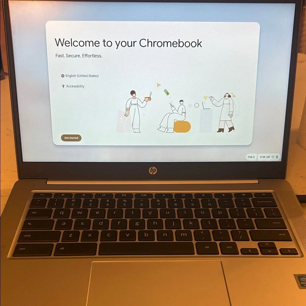HP Chromebook - Gray